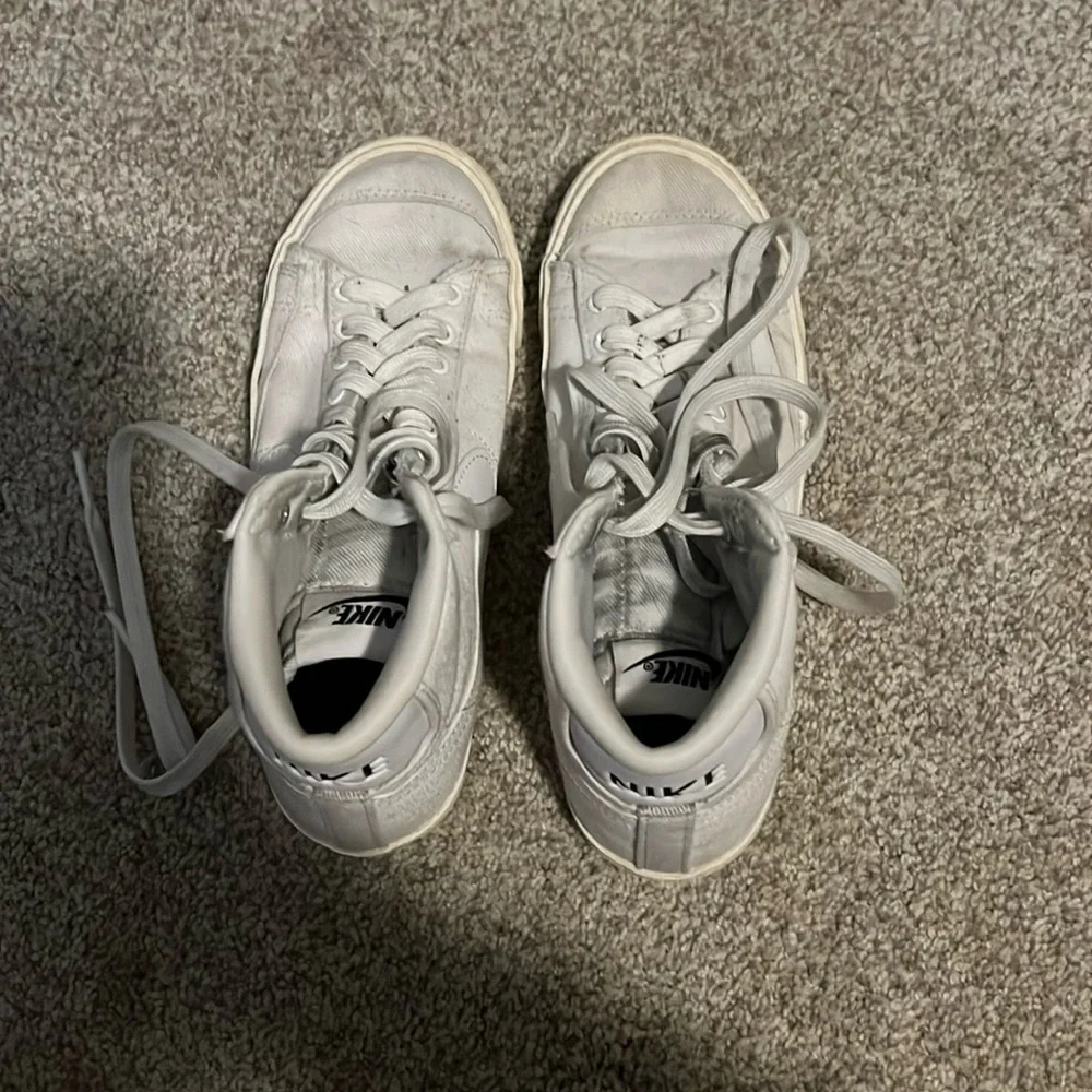 white nike high top blazers - Picture 1 of 4